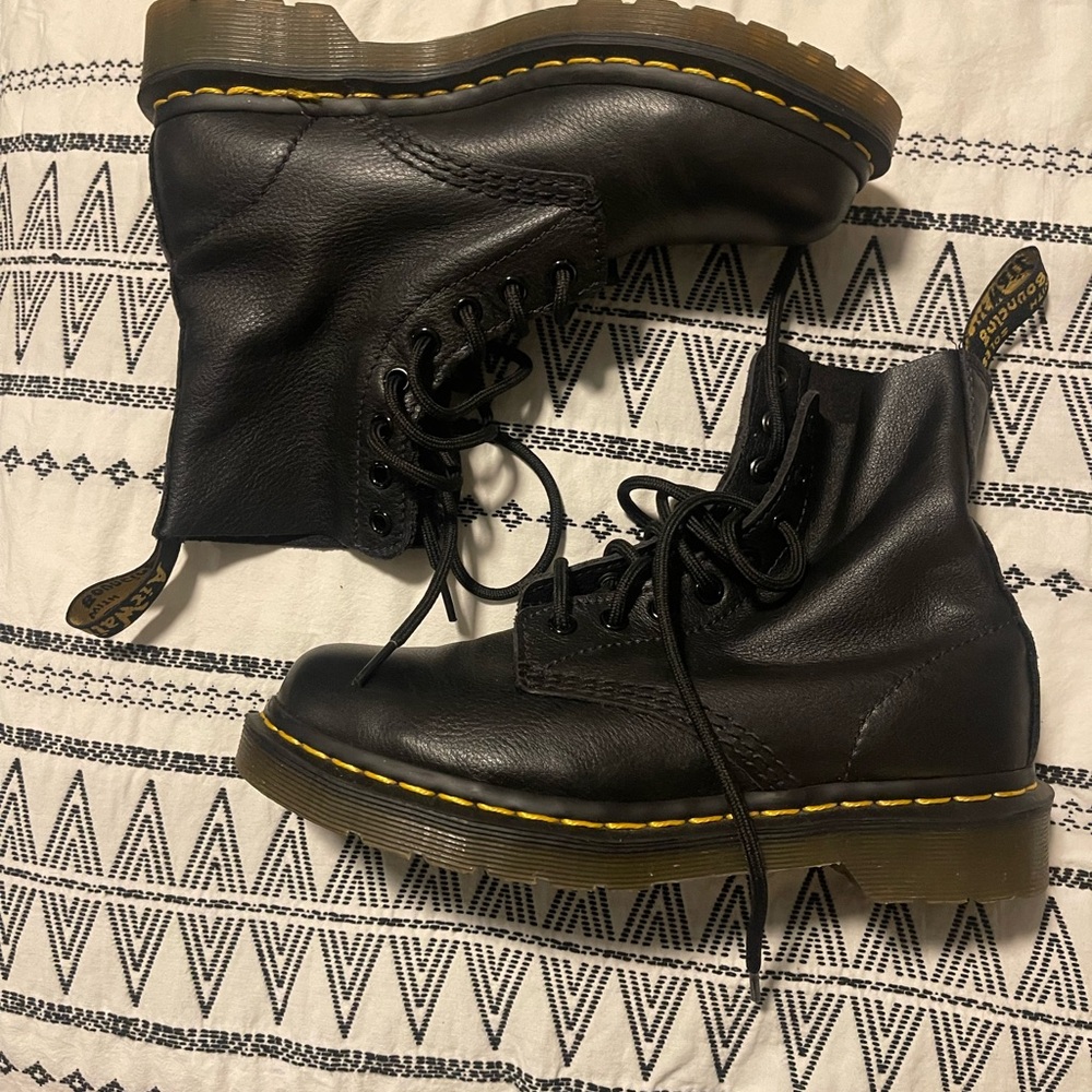 Dr. Martens Black Combat Boots